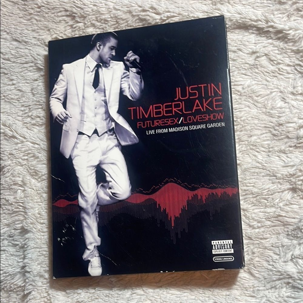 Justin Timberlake Live DVD - Black and Red